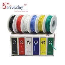 30/28/26/24/22/20/18awg Flexible Silicone Wire Cable wires 6 color Mix package Electrical Wire Copper Line DIY 2024 - buy cheap