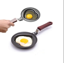 DIY mini café da manhã amor omelete panela variedade dos desenhos animados coração-em forma de frigideira anti-aderente pote ovo 2024 - compre barato