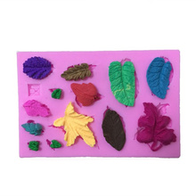 3D Silicone Leaf Shape Cookies Chocolate Mold Confectionery Fondant Candy Baking Mould Cake Decorating Tools Sugar Craft 2024 - buy cheap