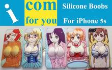 Sexy Bikini Girls 3D Big Breast Boobs Silicone case cover for iPhone 5s 5 Japan anime 2024 - buy cheap