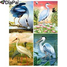 Diafai 5d pintura diamante 100% completa quadrada/redonda broca "pássaro animal paisagem" 3d bordado ponto cruz decoração da casa 2024 - compre barato