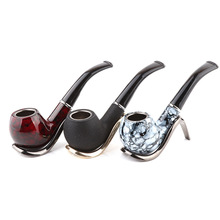 3 Colors Portable Smoking Accessories Tobacco Pipe Bent Type Smoking Pipes 2024 - buy cheap