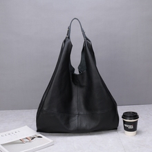 WOONAM женская сумка из натуральной телячьей кожи, Большая вместительная сумка через плечо, WB839 2024 - купить недорого