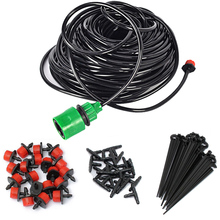Micro Drip Irrigation Kit 25M/5M/15M Plants Garden Watering System Automatic Garden Hose Kits Connector 30pcs Adjustable Drip 2024 - buy cheap