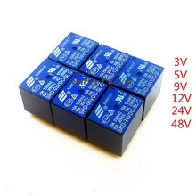 50PCS/lot Relays SRD-48VDC-SL-C SRD-05VDC-SL-C SRD-12VDC-SL-C SRD-24VDC-SL-C 5V 12V 24V 48V 10A 250VAC 5PIN T73 SONGLE 100% 2024 - buy cheap