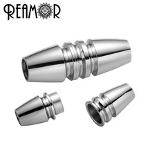 REAMOR 5pcs 316l Stainless Steel 5mm Strong Magnetic Clasps Jewelry Findings Fit Leather Cord Connectors DIY Bracelet Making 2024 - buy cheap