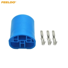 Feeldo 50 pces carro da motocicleta 9004/hb1/9007/hb5 bulbo diy macho adaptador rápido conector terminais plug 2024 - compre barato