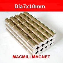 Disc Rare-earth Neodymium Strong Permanent Magnet 30pcs/pack  Dia7x10mm, Free Shipping 2024 - buy cheap