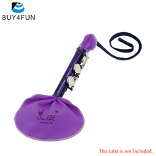 Чистящая салфетка для кларнета пикколо-флейта Sax Saxphone для внутренней трубки, детали и аксессуары для древесного инструмента, 4 цвета на выбор 2024 - купить недорого