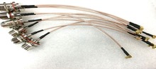 10 шт. N-Тип Женский переборка к MCX Штекер правый угол pigtail кабель RG316 20 см 2024 - купить недорого