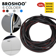 BROSHOO Auto Door Edge Protector Scratch Crash Rubber Strip Stickers For Toyota Avensis RAV4 Camry Auris Crown Reiz Car Styling 2024 - buy cheap