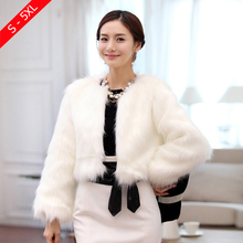 Fashion  Winter Women Artificial Plush White Fox Fur Coat 5XL Plus Size Warm Winter Faux Fur Coats and Jackets Cardigan 2024 - buy cheap
