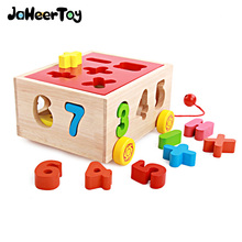JaheerToy Baby Wooden Toys Blocks Digital Pairing Mathematics Teaching Aids Car Montessori Educational  Toy for Children 2024 - buy cheap