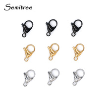 Semitree 25Pcs 15mm Stainless Steel Big Lobster Clasps Hooks Bracelet Connectors for Jewelry Making Crafts Accessories Supplies 2024 - buy cheap