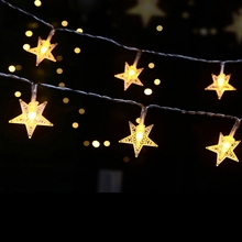 110V 220V Star LED String Fairy Light Party Wedding Decoration Christmas Flasher Pentagram Lamps Tree Ornament 10M 20M 30M 50M 2024 - buy cheap