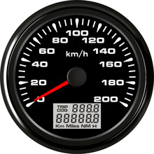 SAMDO Universal 85mm 7 Backlight Adjustable GPS Speedometer Speedo 200km/h For Car Truck Motor Auto 9-32V 2024 - buy cheap