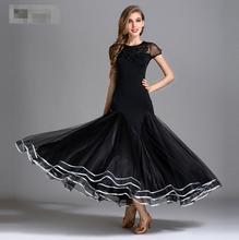 Vestido de Salón Estándar de competición para mujer, vestido de Baile Estándar MY792, vestidos para rumba tango Vals, traje de baile negro 2024 - compra barato
