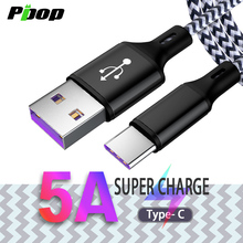 Type C USB 3.1 5A Fast Charging Data 1m Cable Fast charge support Quick Charge 3.0 for  Huawei Xiaomi SAMSUNG iPad pro 2024 - buy cheap