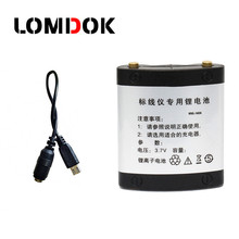 Lomdok 3.7 v bateria de lítio recarregável para 635nm cruz linha laser nível nivelamento infravermelho medidor de nível bateria e cabo 2024 - compre barato