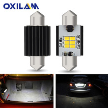 Luz LED OXILAM Canbus para matrícula de coche, Bombilla de 36mm, lámpara de maletero de 12V, para Mercedes W203, W204, Clase C, C5W, 2 uds. 2024 - compra barato