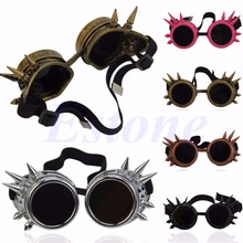 2017 New Antique Victorian Steampunk Cyber Goggles Glasses Welding Cosplay Gothic Copper  JUN05_20 2024 - buy cheap