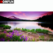 HOMFUN Full Square/Round Drill 5D DIY Diamond Painting "Flower landscape" Embroidery Cross Stitch 3D Home Decor Gift A11247 2024 - buy cheap