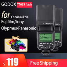 Godox-flash para câmera, tt685 tt685c tt685n tt685s tt685f tt685o ttl, para canon, nikon, sony, fuji olympus 2024 - compre barato