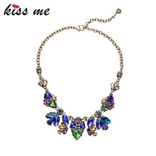 New Styles 2016 Fashion Jewelry Antique Vintage Crystal Pendant Fashion Necklace for Women 2024 - buy cheap