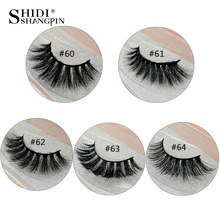 SHIDISHANGPIN 1 Box False Eyelashes Hand Made Full Strip Lashes Fake Faux Eyelashes Natural Long 3D Mink Lashes Make Up Cilios 2024 - buy cheap