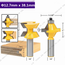 12.7mm*38.1mm-2PCS,cnc solid carbide woodworking router bit,Woodworking cutter,carving knife,drawer lock knife,drawer,wood tool 2024 - buy cheap