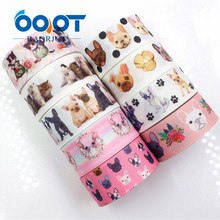 G-181013 1'' 25mm Pet dog Printed grosgrain ribbon 10 yards/lot DIY handmade bows gift packaging party decoration accessories 2024 - buy cheap