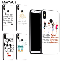 Sexo e a cidade qoutes caso para xiaomi redmi nota 11 pro 8 9 pro 10s 9s nota 10 pro capa para redmi 10 9 9t 9c 9a 2024 - compre barato