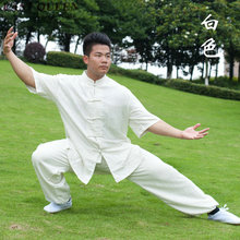 Homens mulheres Tai chi roupas tai chi uniforme uniforme kung fu nova chegada do estilo Chinês kung fu roupas para o sexo masculino feminino AA849 2024 - compre barato