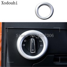 Car Stick Cover Front Headlight Light Switch Button Inner Trim Frame Lamp Panel 1pcs For Skoda Karoq 2017 2018 2019 2020 2021 2024 - buy cheap