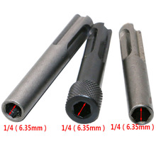 Broca de furadeira tamanho 1/4 cm e 6.35mm, ferramenta para martelo 17/4mm, chave de fenda, conversor, adaptador 2024 - compre barato