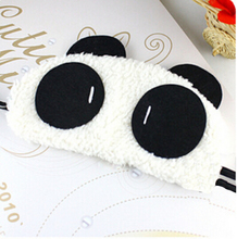 Drop Shipping Kawaii Panda Sleeping Cute Eye Mask Nap Cartoon Eye Shade Sleep Black Mask Bandage on Eyes for Sleeping 2024 - buy cheap
