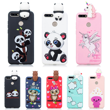 Fundas de silicona para Huawei Y7 2018, carcasa 3D de unicornio, Panda, búho, TPU, funda para Huawei Y7 Y5 Prime Y6 Prime 2018 2024 - compra barato