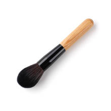 Makeup Bamboo Brush 2Pcs Pro Contour Oblique Foundation Goat Hair Large Cheek Blush Face Wood Collection Cosmetic Tools 2024 - buy cheap
