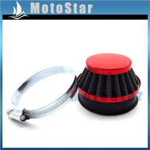 Rendimiento Mini Moto 60mm aire rojo limpiador de filtro para 50cc 60cc 80cc Bicicleta Motorizada a Gas 47cc 49cc bicicleta de bolsillo ATV Quad 2024 - compra barato