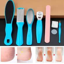 8Pcs/Set Professional Pedicure Tools Exfoliating Prevent Dead Skin Manicure Set for Foot Skin Care 2024 - buy cheap