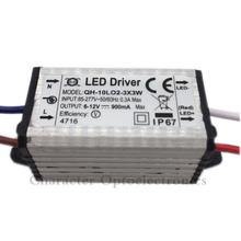 2pcs Waterproof Power Supply AC 110 220V LED Driver 2-3x3W 10W 900mA for 10w High power led chip light 2024 - купить недорого