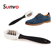 3 Side Shoe Brush for Cleaning Boot Suede Nubuck Shoes Cleaner Black Handle Rubber Eraser Brushes Polish Polishing Accessories 2024 - buy cheap