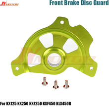 Front Brake Disc Rotor Guard Cover Protection For KX125 KX250 2006-2008 KX250 KXF250 KXF450 2006-2015 KLX450R 2024 - buy cheap