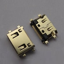 50pcs Gold plating Copper 19Pin MINI HDMI Female Socket 8.5mm Sinking plates SMT 2024 - buy cheap