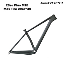 Módulo de altura toray t800 fibra carbono 29er mountain frame mais disco plano montagem do freio bb92 com 3.0 pneu mtb quadro da bicicleta fm299 2024 - compre barato