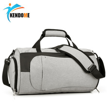 35L Fitness Travel Unisex Bag Handbag Waterproof Sports Solid for Women Men Dry and wet Separation Sac De Training Gym Bags 2024 - buy cheap