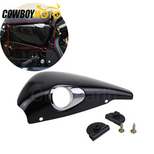 Protetor de tanque de óleo para motocicleta, preto, lado direito, proteção do tanque de óleo, para harley sportster xl1200 xl883 2004-2013 05 06 07 08 09 10 11 2024 - compre barato