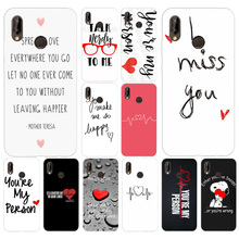 145H You're My Person Soft Silicone Tpu Cover Case for huawei Nova 3 3i p smart 2024 - buy cheap