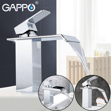 GAPPO water mixer tap Basin sink Faucet bathroom basin faucet mixer tap brass faucet waterfall basin faucets single hole tap 2024 - buy cheap