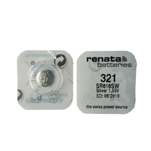 Reloj de óxido de plata RENATA 2 uds., 321 SR616SW 616 1,55 V 100% 321 renata 616 batería 2024 - compra barato